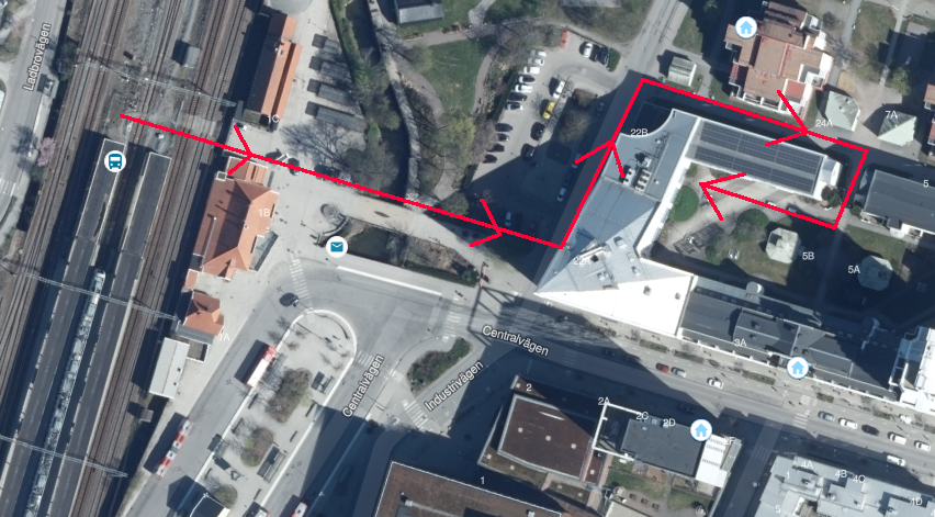 Karta till Stilla hos Milla